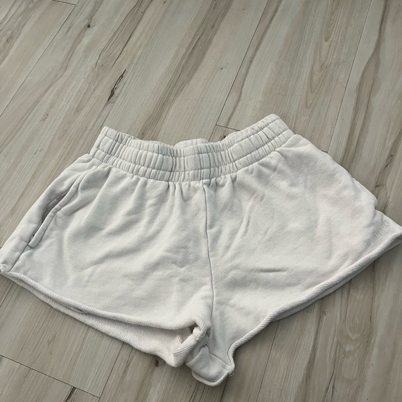 Garage Women's Athletic White Shorts - Picture 1 of 3